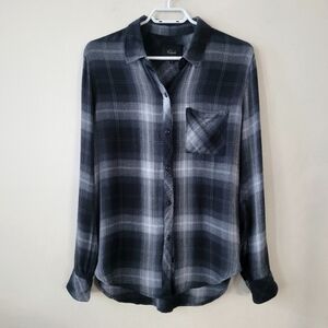 Rails Hunter top,button‎ up shirt,Cottage core,Granola girl, S